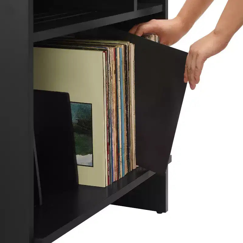 Mobile porta giradischi da 28" con ripiano
