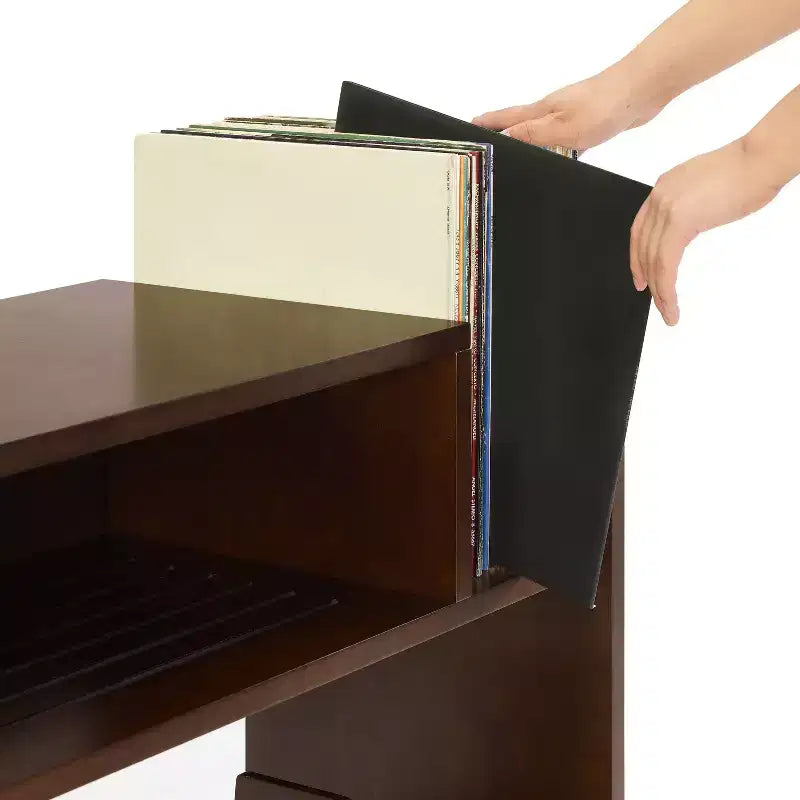 Mobile porta giradischi da 28" con ripiano