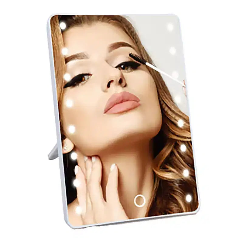 Specchio da trucco Smart con touchscreen e illuminazione LED