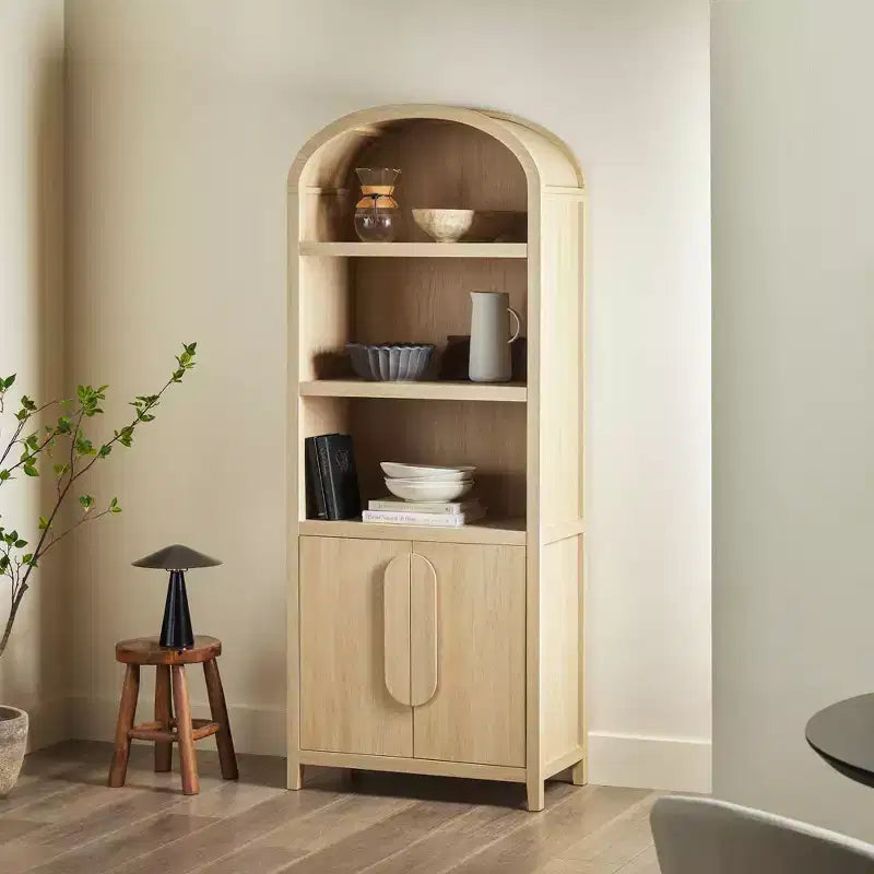 Libreria ad arco a 3 ripiani da 76"