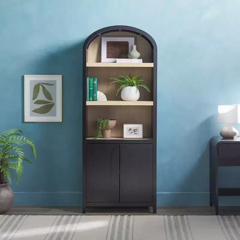 Libreria ad arco a 3 ripiani da 76"