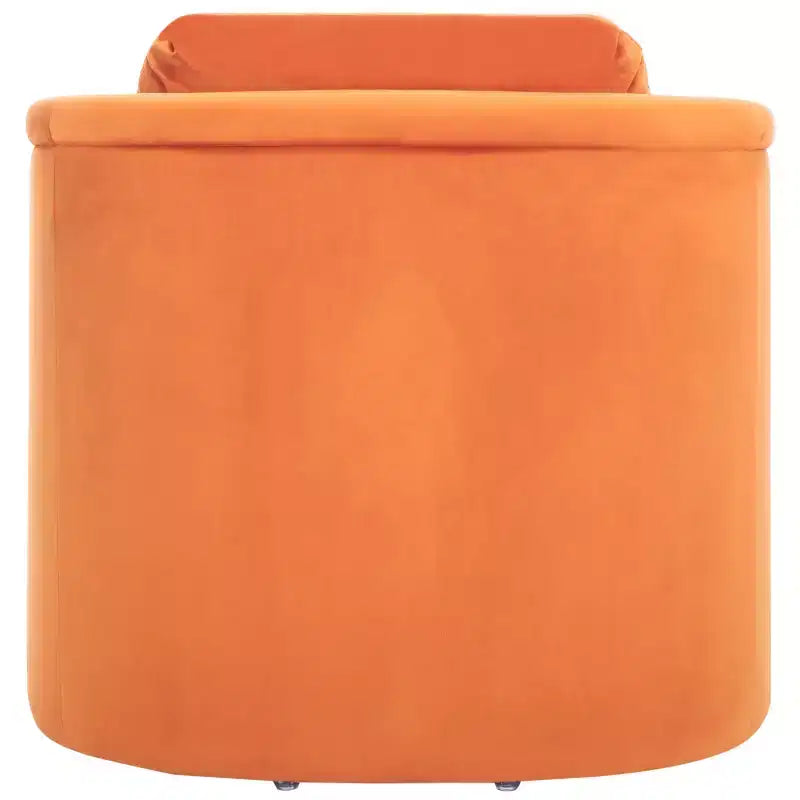 Poltroncina d'accento imbottita, tessuto color crema
