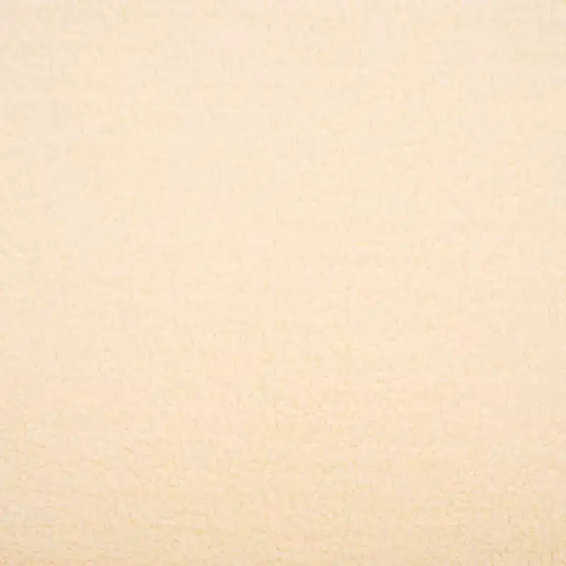 Poltroncina d'accento imbottita, tessuto color crema