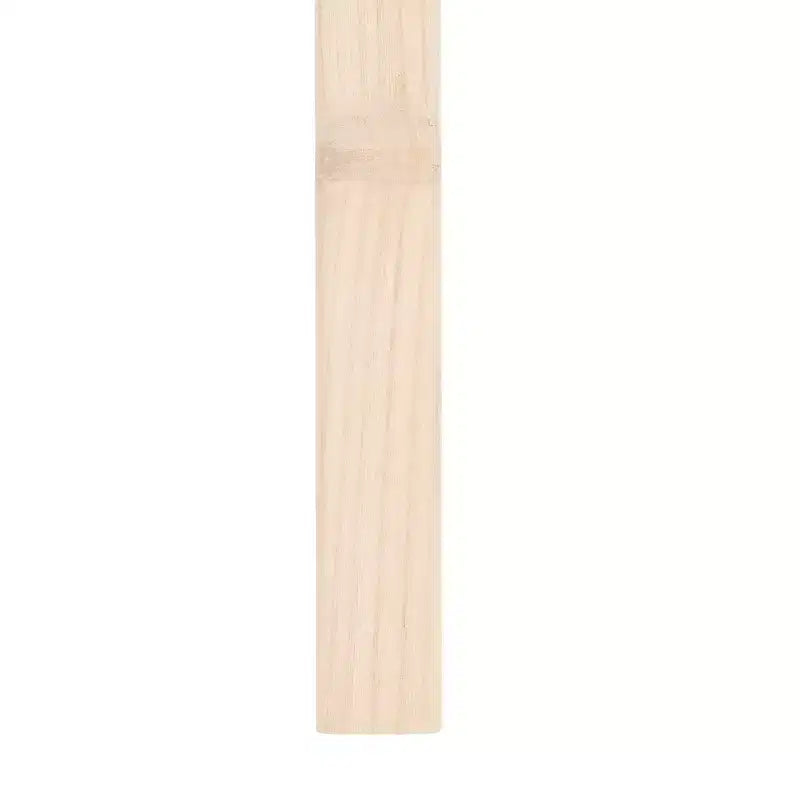 Sgabello da bancone senza schienale con seduta in pelle intrecciata, struttura in legno, 47 cm L x 35,5 cm P