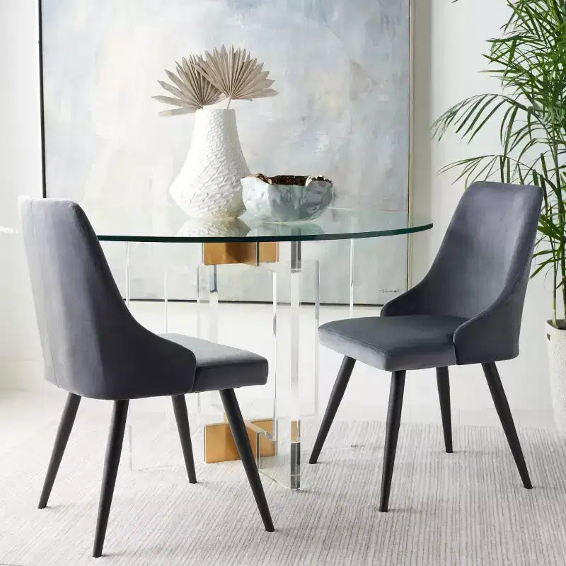 Set di 2 sedie da pranzo imbottite