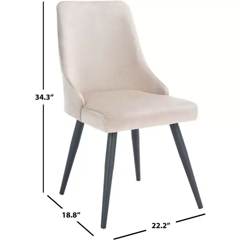 Set di 2 sedie da pranzo imbottite