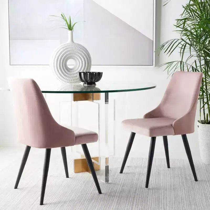 Set di 2 sedie da pranzo imbottite