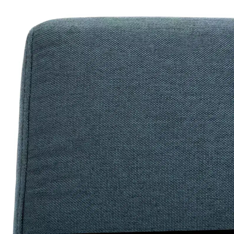 Divano Letto Futon Pieghevole, Blu Scuro e Nero