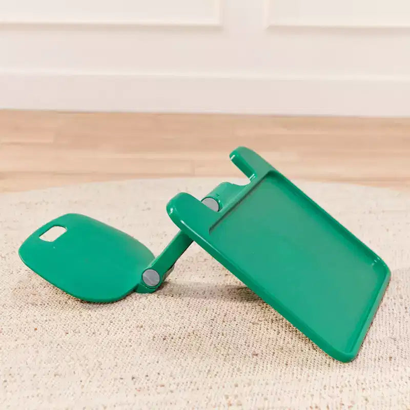 Scrivania pieghevole portatile da appoggiare sulle gambe con superficie regolabile, 66,8 cm L x 53,1 cm P x 29,5 cm A