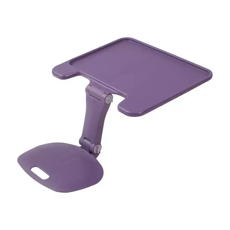 Scrivania pieghevole portatile da appoggiare sulle gambe con superficie regolabile, 66,8 cm L x 53,1 cm P x 29,5 cm A