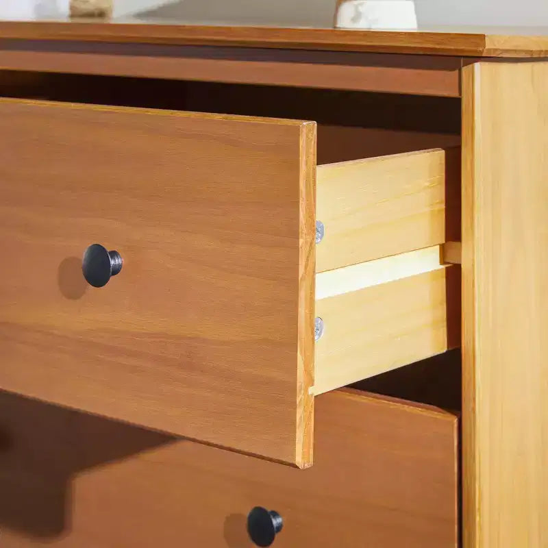 Cassettiera orizzontale Mid-Century Modern a 6 cassetti, 145 cm L x 90 cm A x 46 cm P