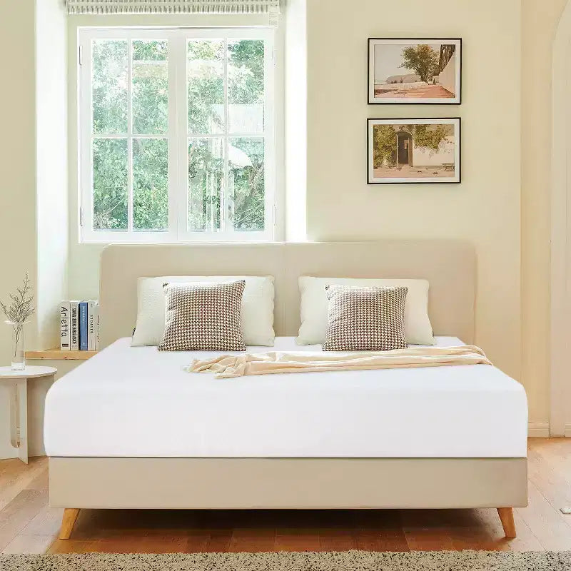 FDW 6 inch Mattress Gel Memory Foam Mattress for Cool Sleep & Pressure Relief/Medium Firm Mattresses CertiPUR-US Certified/Bed-in-a-Box