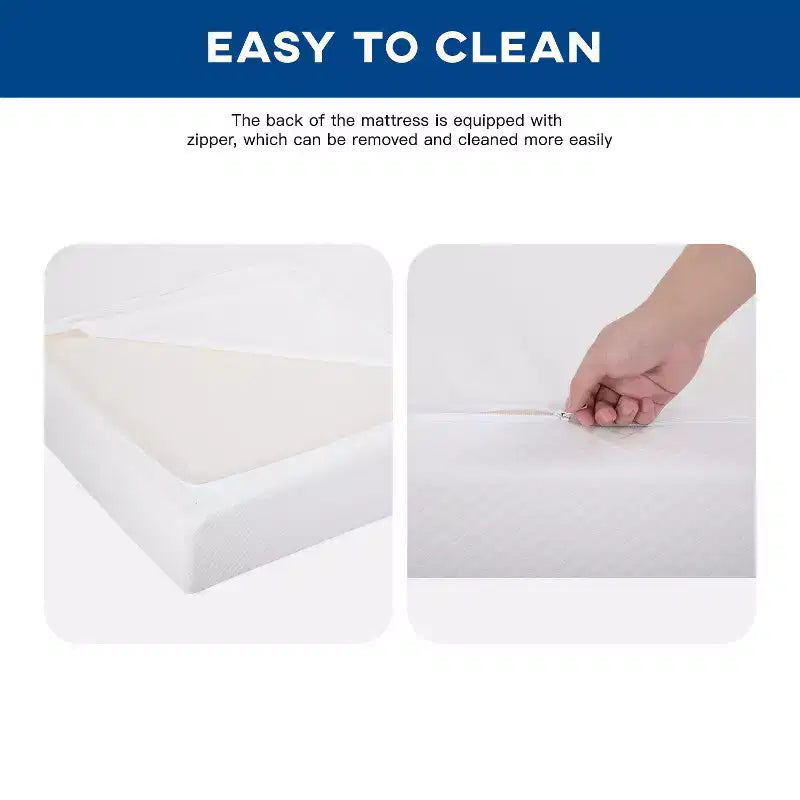Materasso in memory foam con gel da 6 pollici, certificato CertiPUR-US, rigidità media