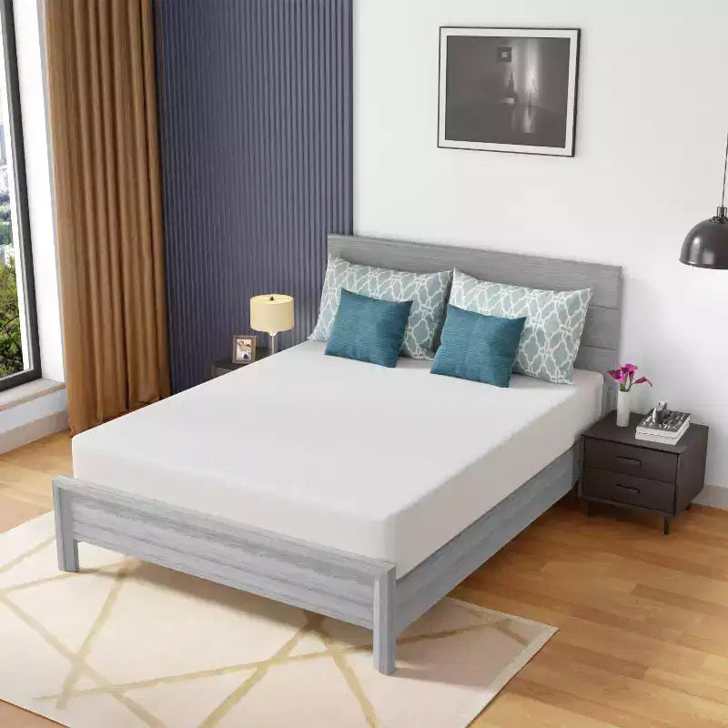 Materasso in memory foam con gel da 10 pollici, certificazione CertiPUR-US, bianco