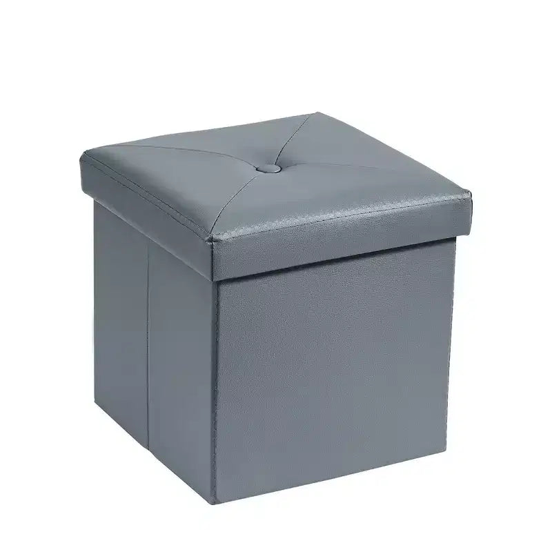 Panca Contenitore Ottomana Pieghevole con Coperchio, Capacità 300 kg