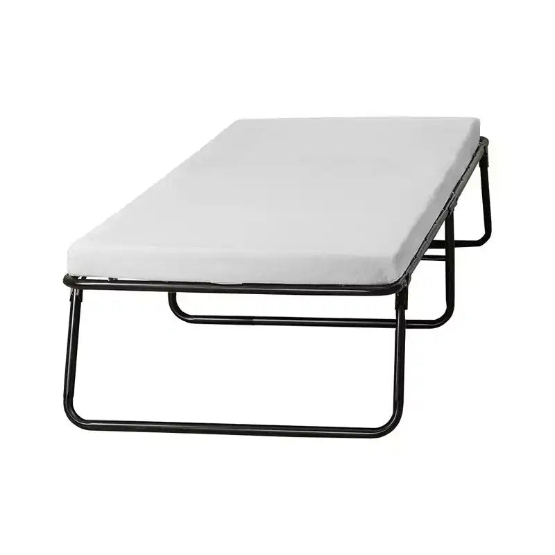 Brandina Pieghevole con 3 Materassi in Memory Foam, Telaio in Metallo, Altezza 35 cm